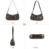 imageCHUNLI Y2K Purses for Women Vintage PU Leather Shoulder Bag with Zipper Closure Adjustable Detachable StrapBrown