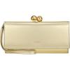 image3in1 Evening Clutch Wallet for Women 7 Card Slots Convertible Purse with Detachable Strap as Shoulder BagClutchWristletGold