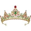 imageSWEETV Christmas Jeweled Crown Merry Tree Tiara Rhinestone Headband Costume Accessories for Merry Christmas Party for Women GirlsMerry Tree Crown
